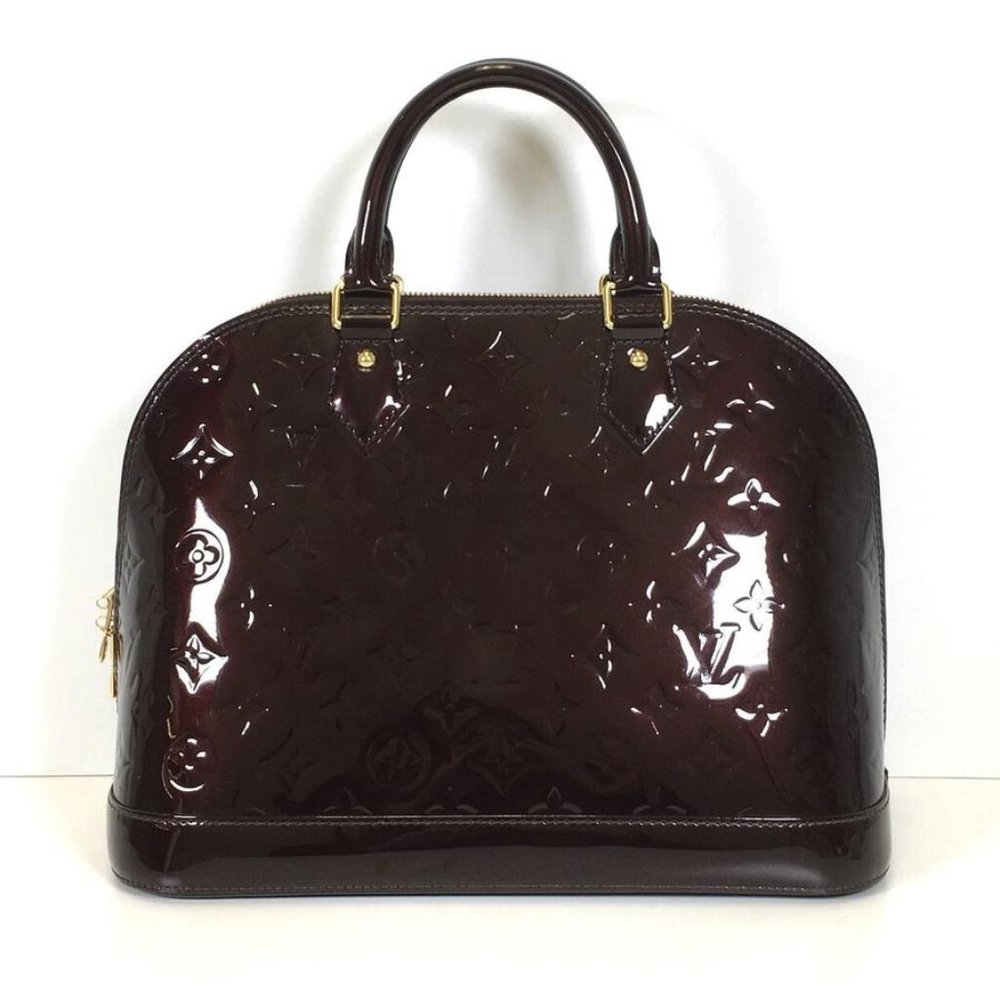 Louis Vuitton Alma Monogram Vernis Amaranth PM